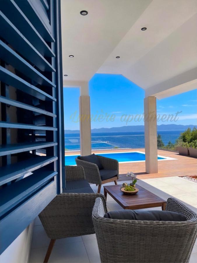 Seaview Pool Apartment-Lumiere, Island Hvar-Gdinj Exteriér fotografie