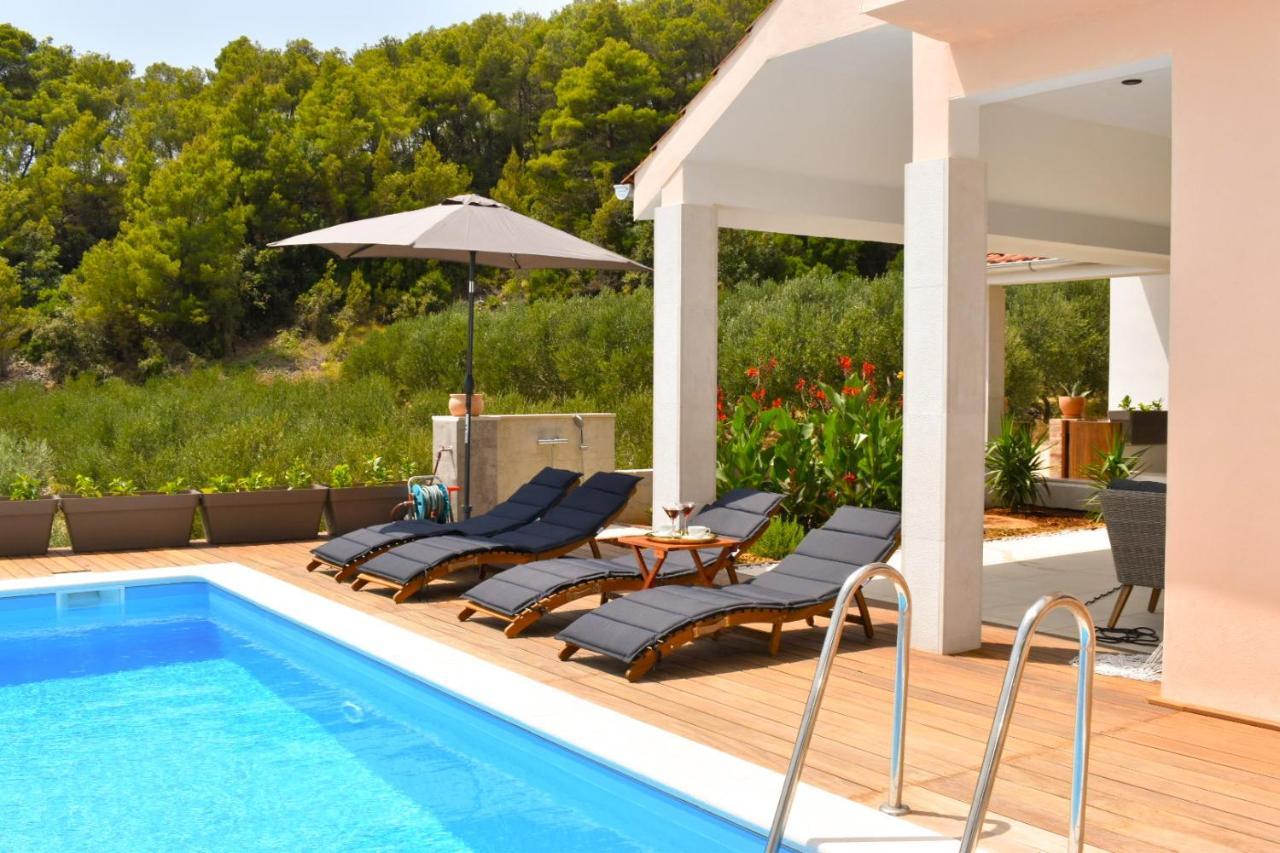 Seaview Pool Apartment-Lumiere, Island Hvar-Gdinj Exteriér fotografie